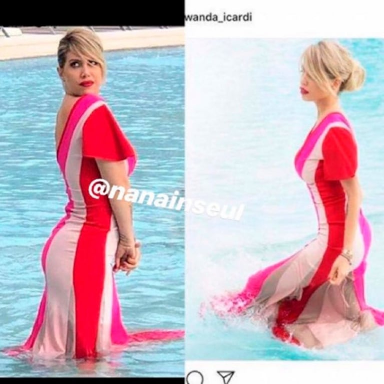 Polémica por el exceso de Photoshop: la foto de Wanda Nara que causó debate en Instagram