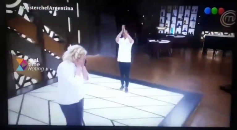 Polémica por la final de MasterChef: se filtró el video en el que anuncian a Georgina Barbarossa como la ganadora del reality