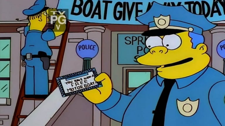 Policía británica se inspiró en Los Simpsons