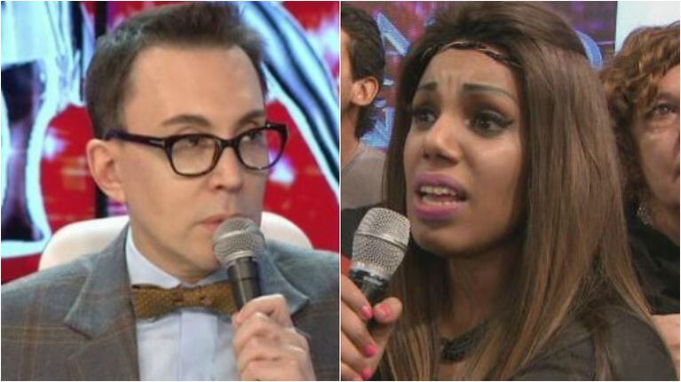Polino versus Mimi, en Twitter. Foto: Captura