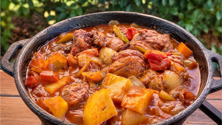 Pollo a la cazadora