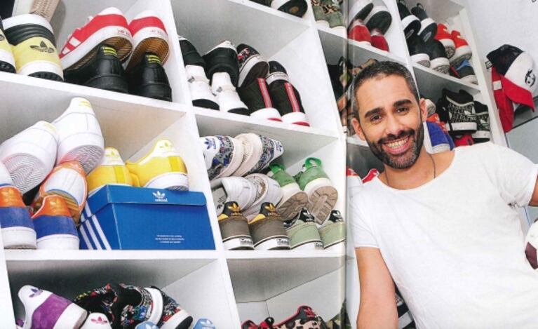 Pollo Álvarez, imponente colección de zapatillas y confesiones hot: "Lo que más me elogian las mujeres son mis besos, me gusta chapar fuerte"