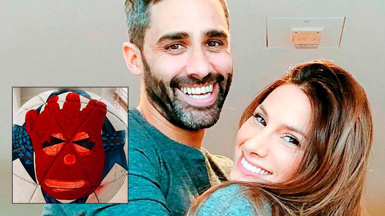 Pollo Álvarez se recupera en su casa mientras Tefi Russo lo cuida.