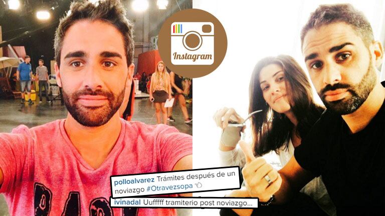 Pollo Álvarez y la foto con Ivana Nadal que despertó rumores de reconciliación. Foto: Instagram