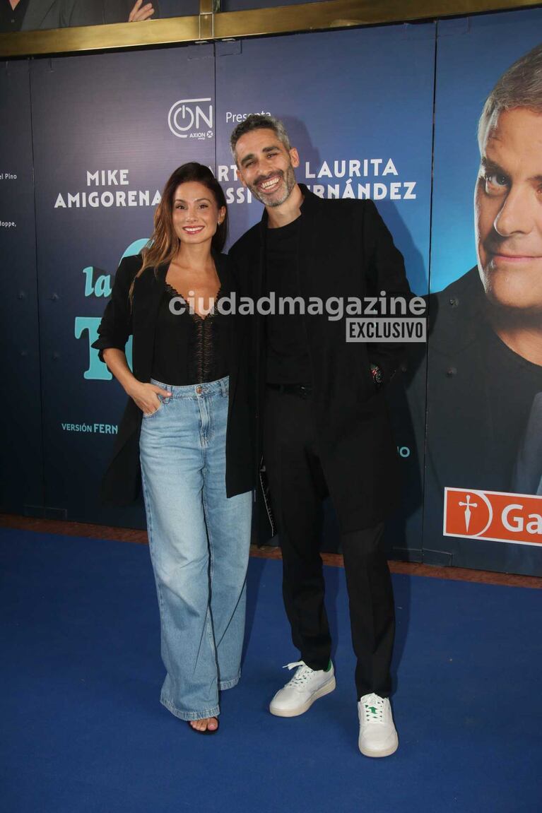 Pollo Álvarez y Tefi Russo (Foto: Movilpress)