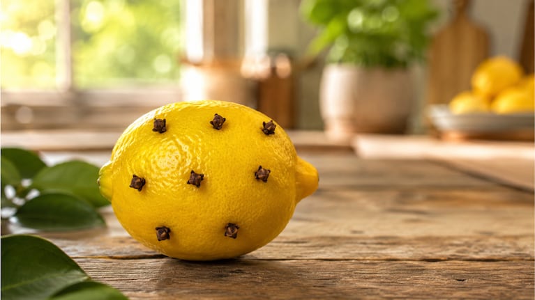 Poner clavos de olor un limón: para qué lo recomiendan y por que tienen que ser siete. Foto: imagen ilustrativa generada con IA.