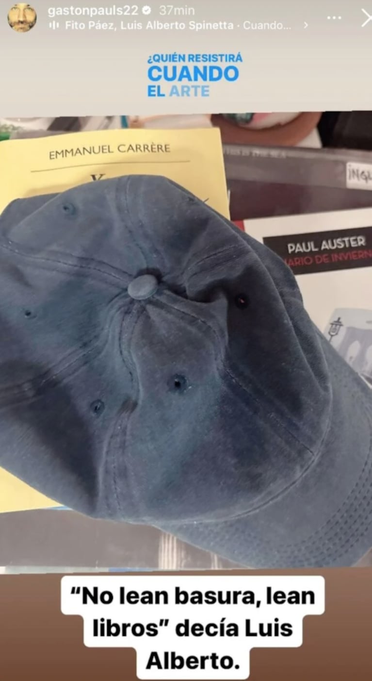 Por qué Gastón Pauls usó gorra en el cumpleaños de 15 de su hija Muna