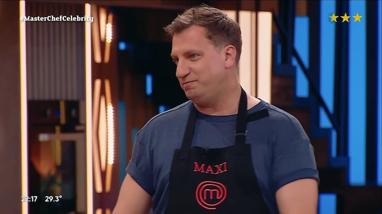 Por qué Maxi López se quebró en MasterChef y conmovió (captura de Telefe)