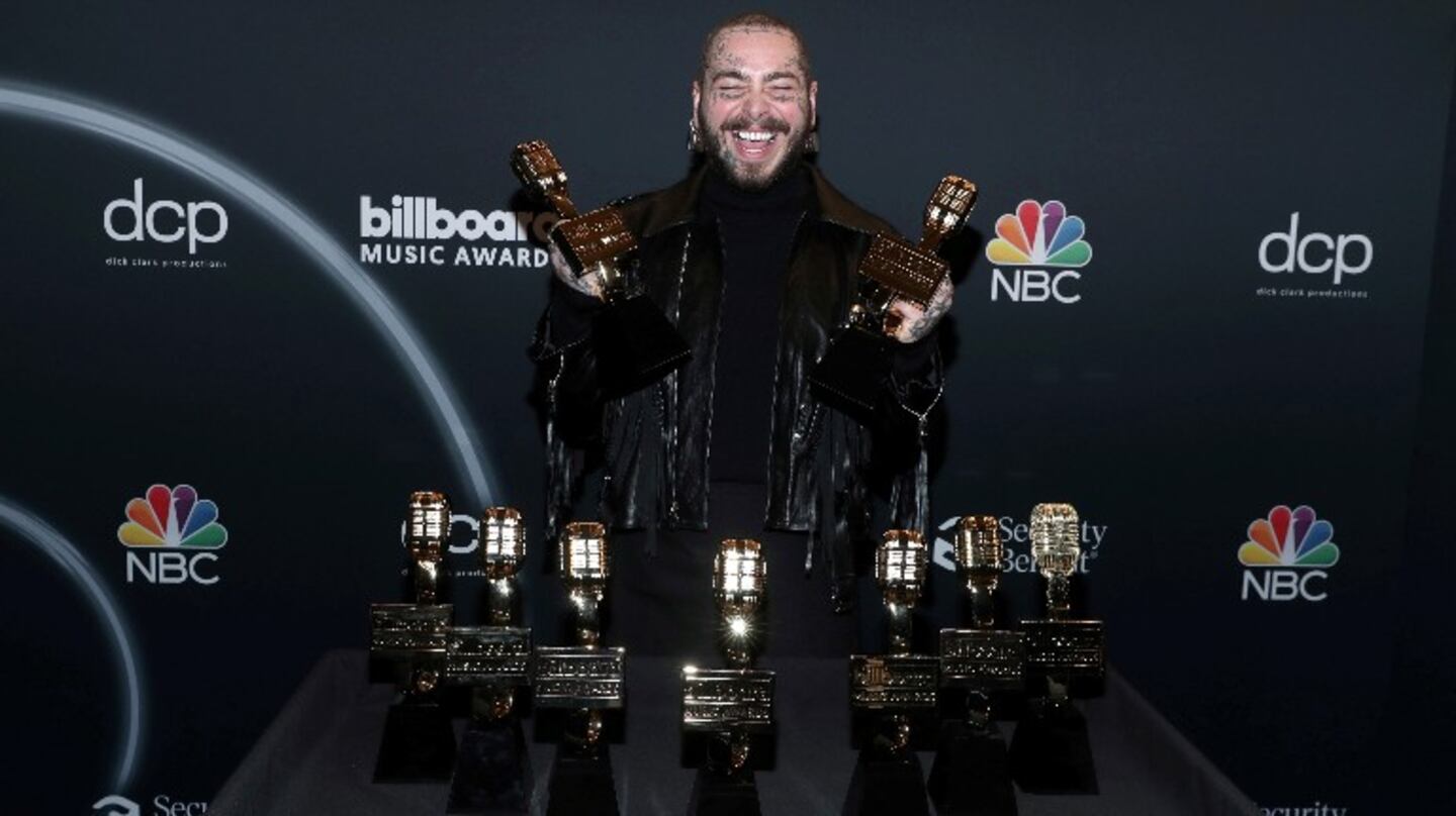 Post Malone, Billie Eilish y Bad Bunny triunfan en los premios Billboard. Foto: Reuter.