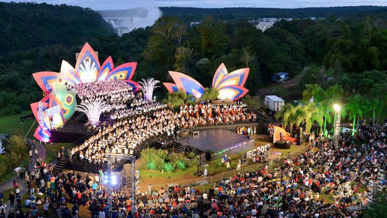 Postales de Iguazú en Concierto 2015. (Foto: Facebook.com/iguazuenconcierto)