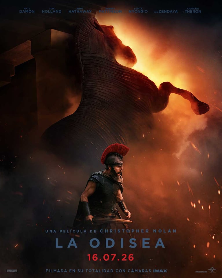 Póster de La Odisea, de Christopher Nolan (Foto: gentileza Universal Pictures)