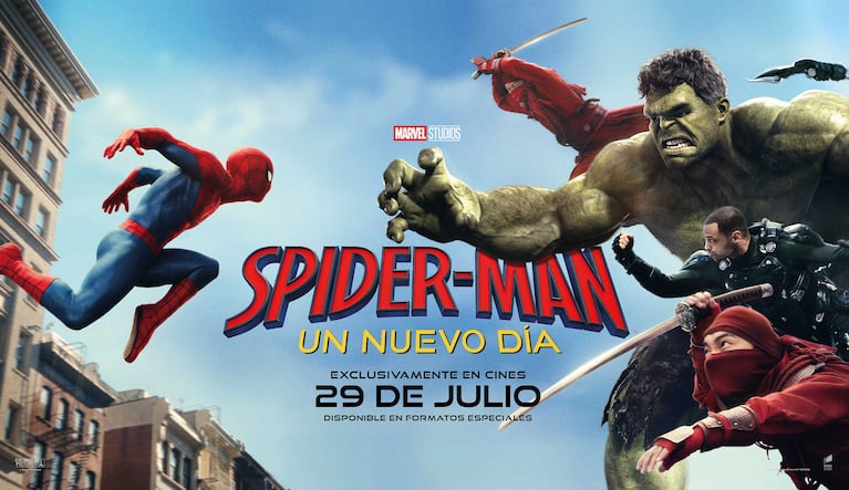 Póster de Spider-Man: Un nuevo día (Foto: gentileza de Sony Pictures Argentina)