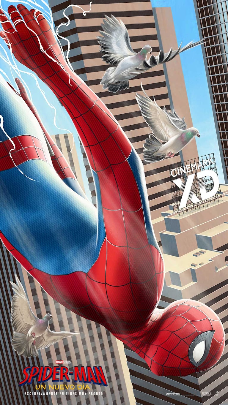 Póster de Spider-Man: Un nuevo día (Foto: gentileza de Sony Pictures Argentina)
