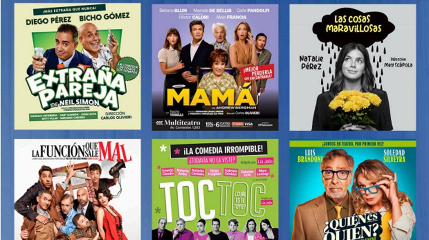 Precios congelados: cuánto sale ir al teatro a ver las obras de Carlos Rottemberg