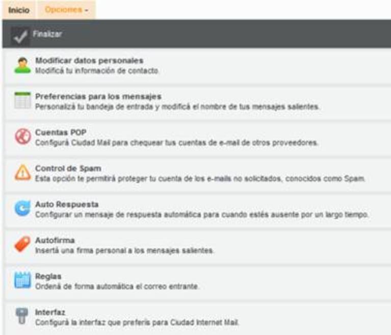 Preguntas Frecuentes – Webmail