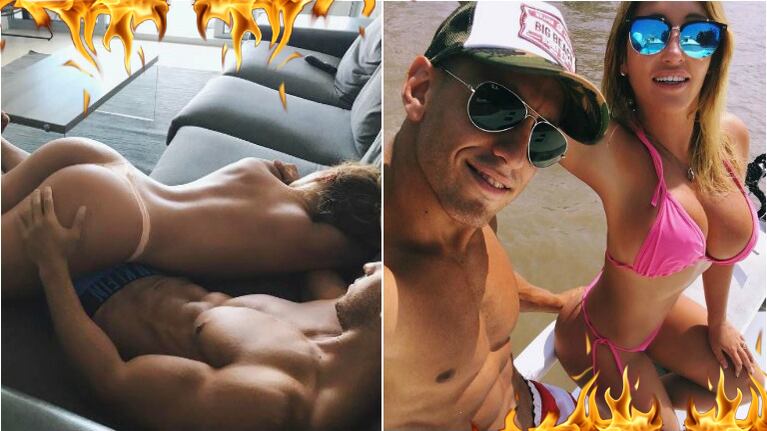 ¡Prendidos fuego! Ayelén Paleo presentó a su nuevo novio con una foto súper hot: "Tiempo de relax"