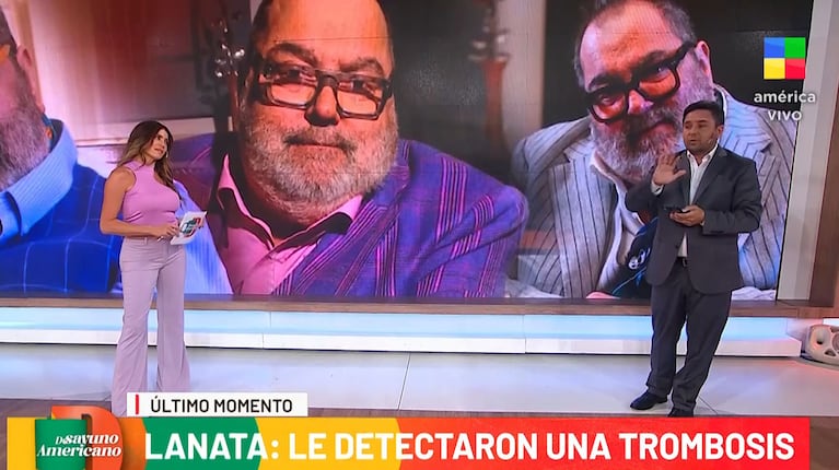 Preocupa la salud de Jorge Lanata: “Le detectaron una trombosis”