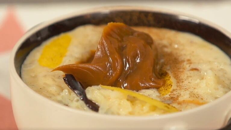 Prepará arroz con leche, un postre clásico, en menos de media hora. Foto: CucinareTV