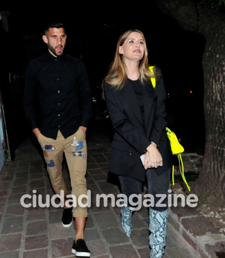 ¡Presentación oficial! La primera salida pública de Mica Tinelli y Lisandro López, en el cumple de Cande