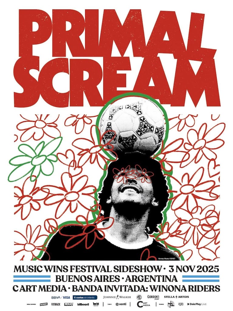 Primal Scream junto a Winona Riders: Sideshow Music Wins 2025