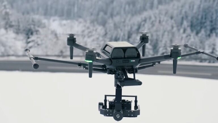 Primer vistazo a Airpeak, el proyecto de drones de Sony para los creadores de contenido. Foto: DPA.