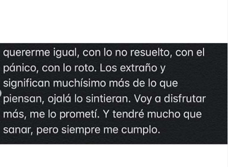 Profunda carta de Jimena Barón: "Una mujer independiente es una amenaza; si fuera hombre sería alto macho"