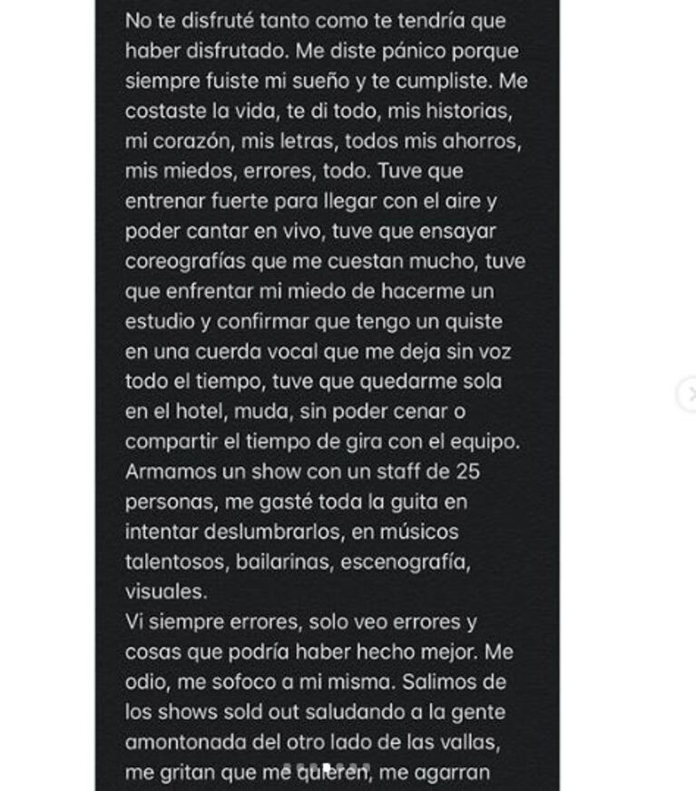 Profunda carta de Jimena Barón: "Una mujer independiente es una amenaza; si fuera hombre sería alto macho"