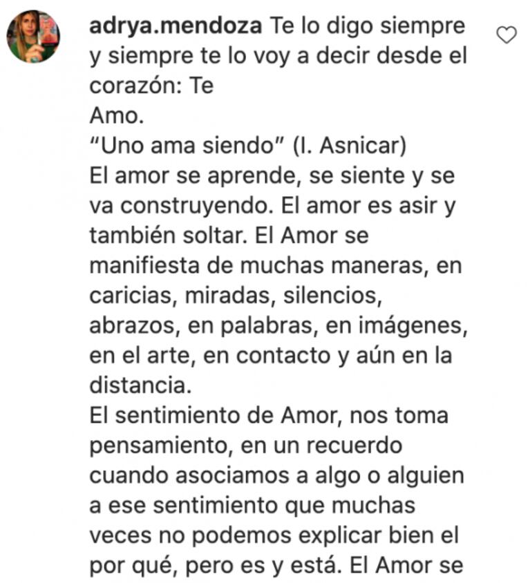 Profundo mensaje de Brenda Asnicar a su mamá tras su preocupante video: "No importa lo que digan de nosotras"