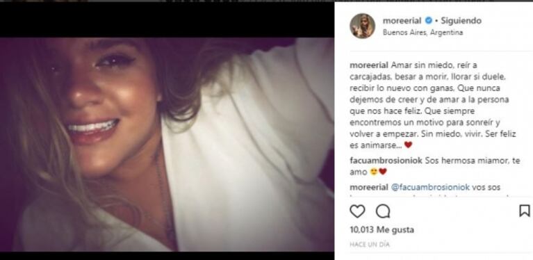 Profundo posteo de Morena Rial tras su nueva cirugía reparadora: "Vivir sin miedo"