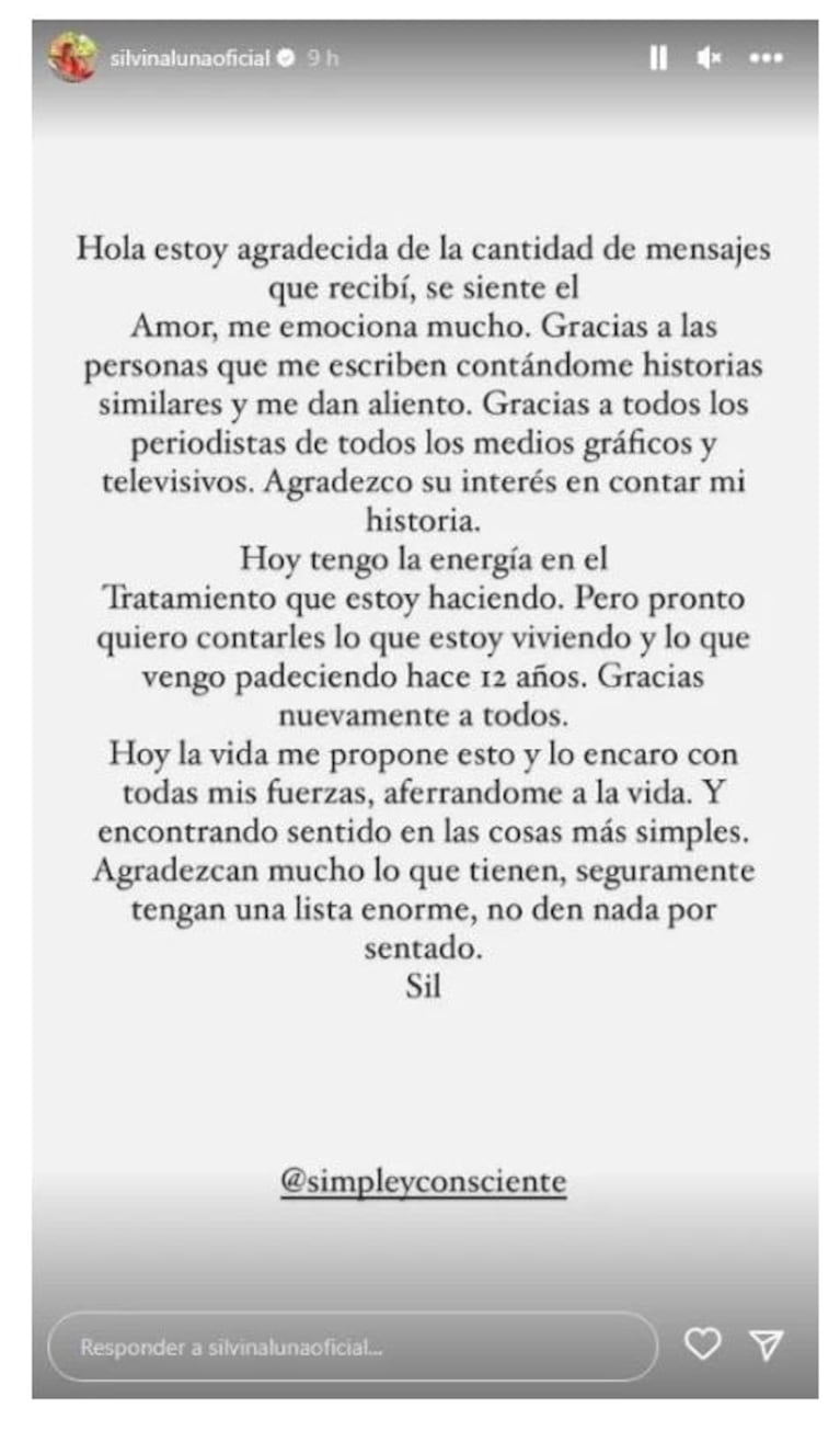 Profundo relato de Silvina Luna sobre sus deseos de ser mamá cuando sea trasplantada de un riñón: "Sueño con tener un bebé o adoptar"