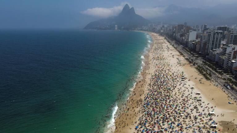 Protestas contra la cuarentena en Río de Janeiro