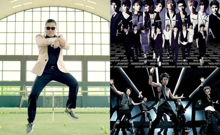 Psy, Súper Junior y SHINee representantes del K-Pop. (Foto: Web)