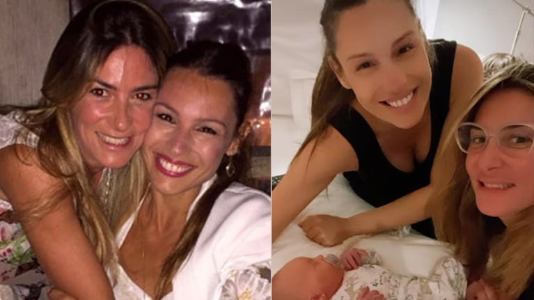 Puli Demaría compartió una tierna foto del momento en el que conoció a Ana, la hija de Pampita.