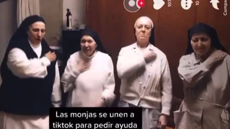 Pura simpatía: monjas españolas bailan en TikTok para pedir ayuda