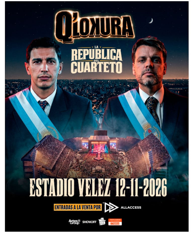 Q' Lokura llega al Estadio Vélez: el histórico show de la banda de cuarteto (foto de prensa)