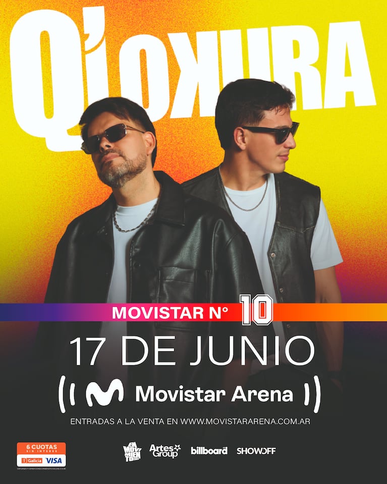 Q’Lokura anunció su décimo Movistar Arena (foto de prensa)