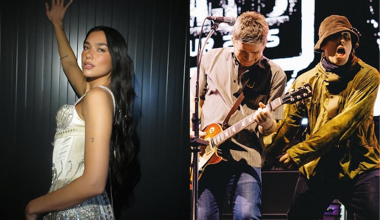 Qué artistas y bandas llegarán a la Argentina en 2025: el listado de recitales | Créditos @oasis @dualipa