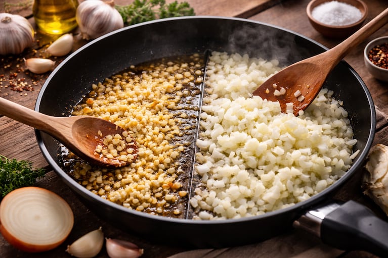 Qué cocinar primero: el ajo o la cebolla (y por qué el orden puede arruinar tu receta)