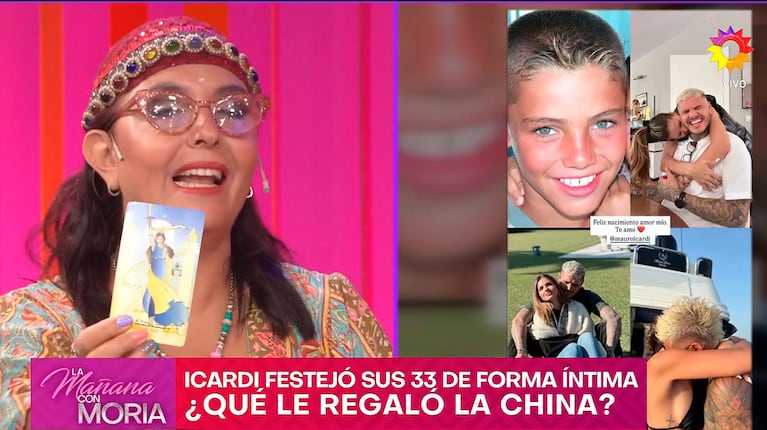 Qué dice la carta que Jimena La Torre le sacó a Mauro Icardi por su cumpleaños (captura de eltrece)