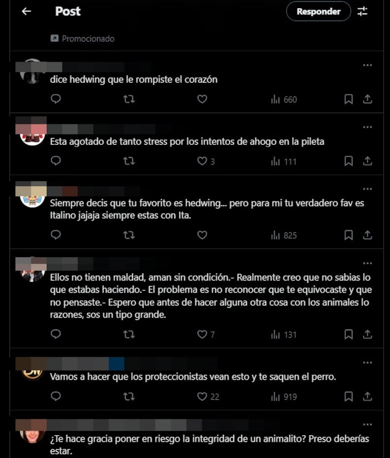 Qué dijeron Joel Ojeda y Catalina Gorostidi tras el fuerte video por el que los acusaron de maltrato animal