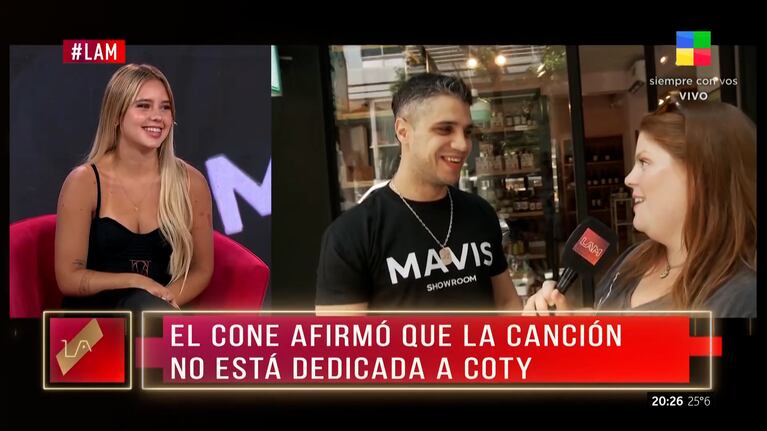 Qué dijo Coti Romero al oír en vivo la picante canción con la que el Conejo Quiroga se lanzó como cantante