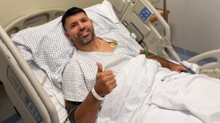 Qué dijo el Kun Agüero tras su operación y cómo evoluciona su salud