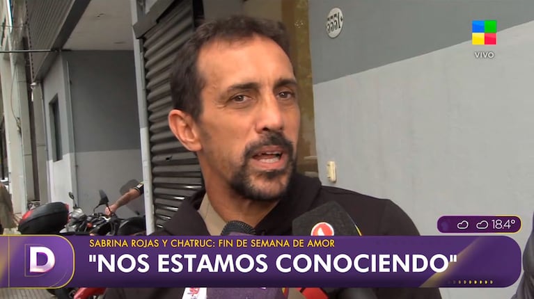 Qué dijo José Chatruc sobre su apasionado vínculo con Sabrina Rojas (captura de Amércia TV)