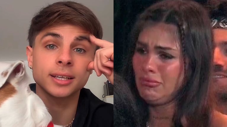 Qué dijo Zunino del llanto de Luana tras dejar Gran Hermano (captura de TikTok y Telefe)