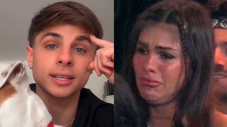 Qué dijo Zunino del llanto de Luana tras dejar Gran Hermano (captura de TikTok y Telefe)