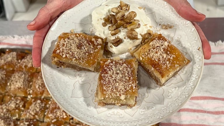 Qué es y cómo se prepara la baklava, el postre de Medio Oriente. Foto: Cucinare TV