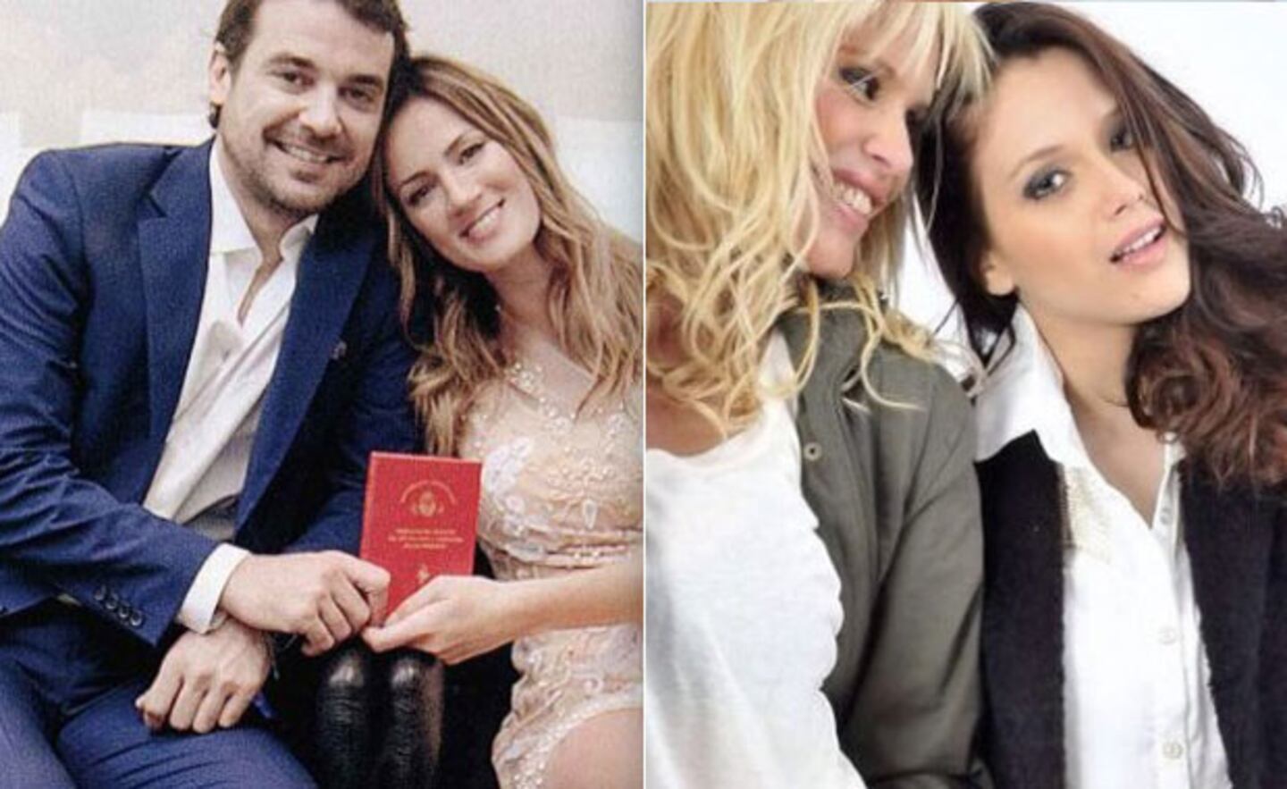 ¿Qué famosas no podrán ir al casamiento de Paula Chaves y Pedro Alfonso? (Foto:Gente y Web) 