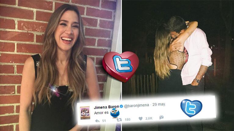 ¡Qué gesto! El pícaro tweet de Jimena Barón sobre su romance con Delpo