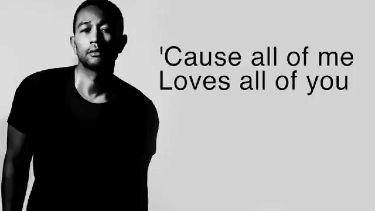 ¿Qué hay detrás de la canción All Of Me de John Legend? 