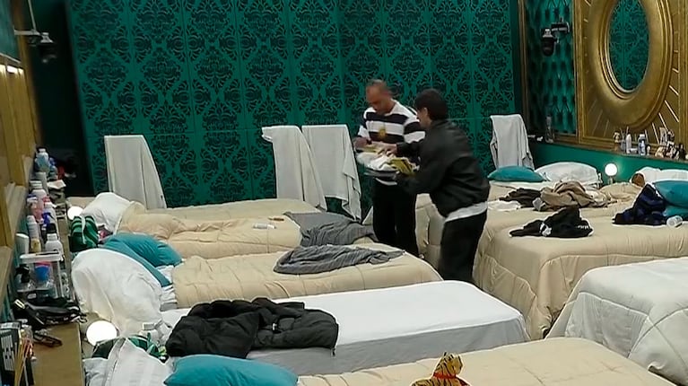 Qué hicieron Emanuel Di Gioia y Franco Zunino tras la salida de Santiago del Moro (captura de Telefe)